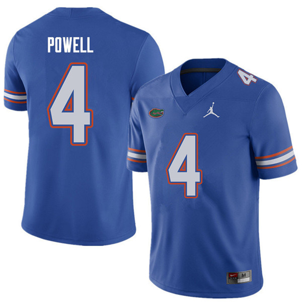 Jordan Brand Men #4 Brandon Powell Florida Gators College Football Jerseys Sale-Royal